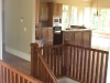 Red Oak handrails, balusters & floors